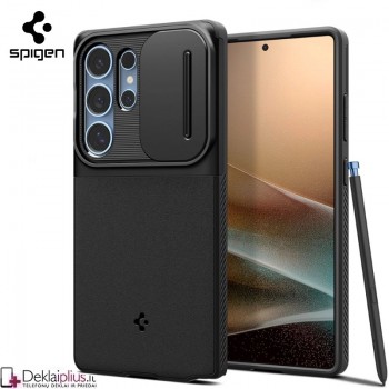 Spigen Optik Armor dėklas su kameros apsauga - juodas (Samsung Galaxy S25 Ultra) Spigen Optik Armor dėklas su kameros apsauga - juodas (Samsung Galaxy S25 Ultra)